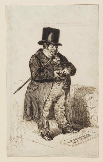 Rentier type, 1840 door Jean Jacques Grandville