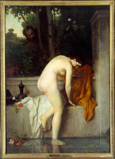 Kuis Suzanne, ook wel Suzanne in bad genoemd door Jean Jacques Henner