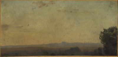 Italiaans landschap, tussen 1859 en 1864 door Jean Jacques Henner