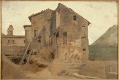 Masure op het platteland van Rome, tussen 1859 en 1864 door Jean Jacques Henner