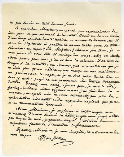Brief van Jean Jacques Rousseau, 15 juli 1764 door Jean Jacques Rousseau