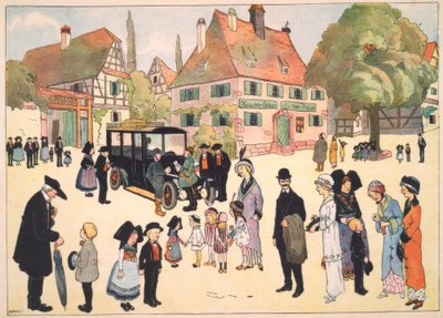 Mijn dorp door Jean Jacques Waltz