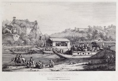 Boottocht op de Seine, 1803 door Jean Jacques de Boissieu