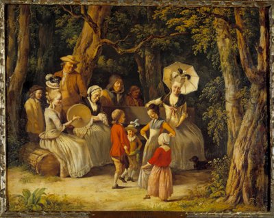 Kinderdans 18e eeuw door Jean Jacques de Boissieu