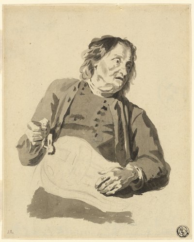 Orgeldraaier door Jean Jacques de Boissieu