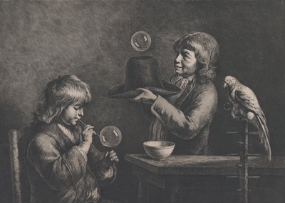 Zeepbellen door Jean Jacques de Boissieu