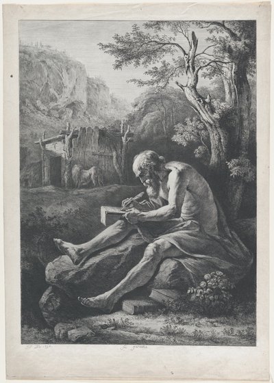 St. Hiëronymus, 1797 door Jean Jacques de Boissieu