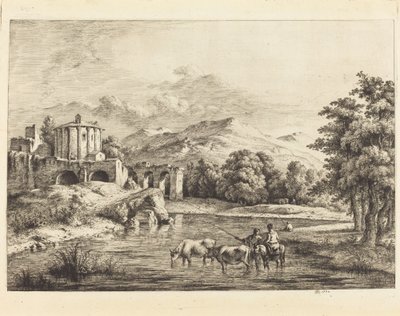 De Tempel van Vesta door Jean Jacques de Boissieu