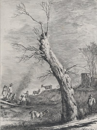 Winter, naar een tekening voltooid in Saint-Chamond door Jean Jacques de Boissieu