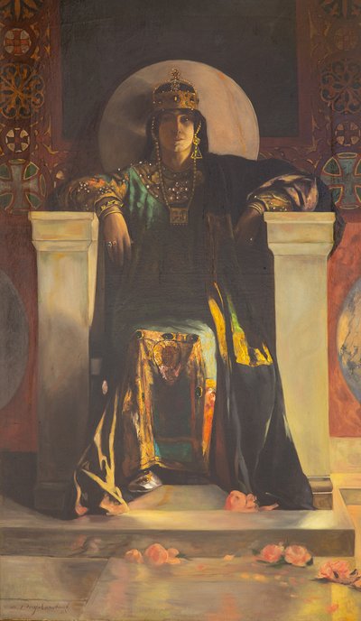 Keizerin Theodora, ca. 1887 door Jean Joseph Benjamin Constant