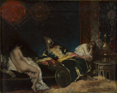 De Servische concubine, 1876 door Jean Joseph Benjamin Constant