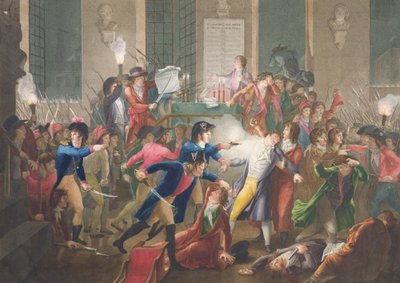 De arrestatie van Robespierre, 