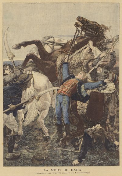 De dood van Bara door Jean Joseph Weerts
