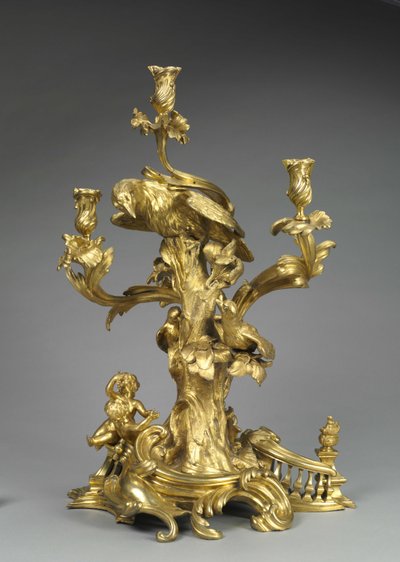 Kandelaar, ca. 1750 door Jean Joseph de Saint Germain