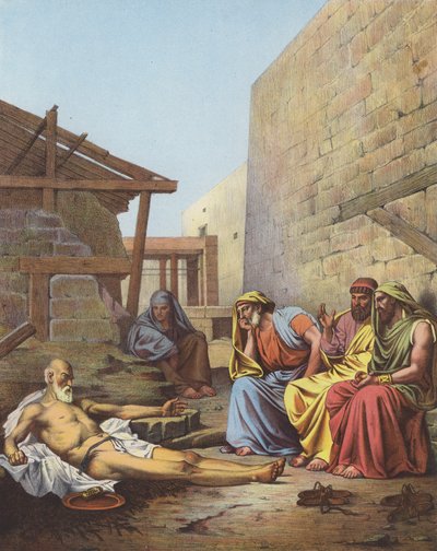 Job en zijn vrienden door Jean Jules Antoine Lecomte du Nouy