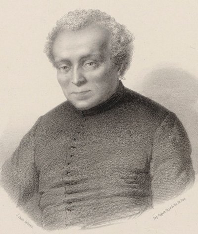 Portret van de componist Louis Lambillotte 1797-1855 door Jean Julien Jacott