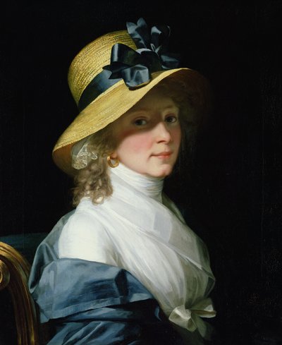 Portret van Frau Senator Elisabeth Hudtwalcker, geboren Moller (1752-1804), 1798 door Jean Laurent Mosnier