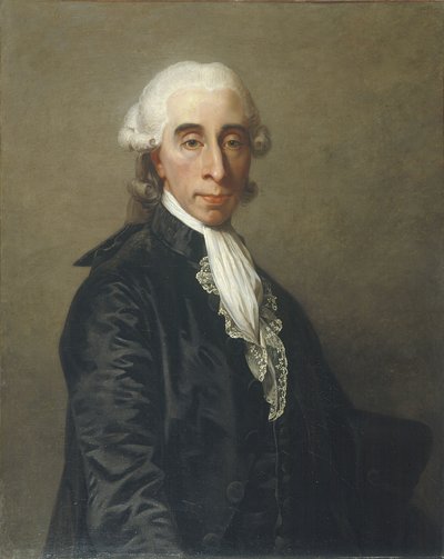 Portret van Jean Sylvain Bailly door Jean Laurent Mosnier