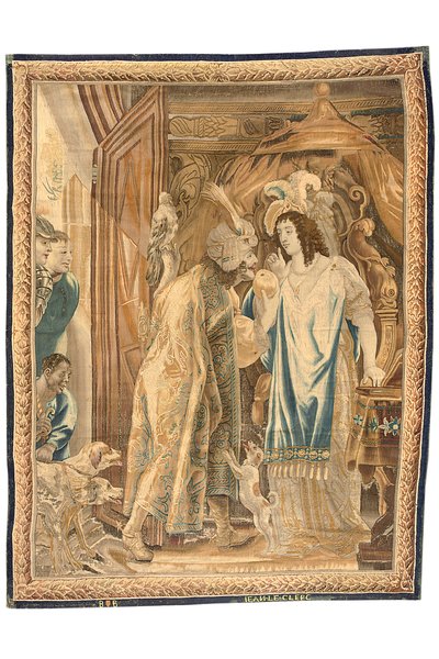 Brusselse Wandtapijt uit een Set van Zes, c.1650 door Jean Le and Eggermans Daniel II Clerc