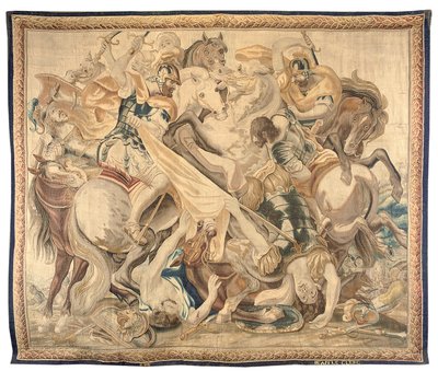 Brusselse Wandtapijt uit een Set van Zes, c.1650 door Jean Le and Eggermans Daniel II Clerc