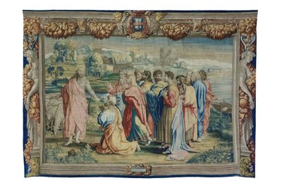 De overdracht van de sleutels aan Sint Pieter door Jean Lefebvre