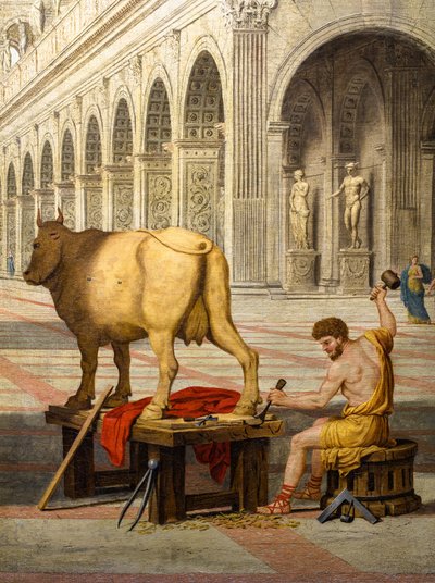 Daedalus en Pasiphaé door Jean Lemaire
