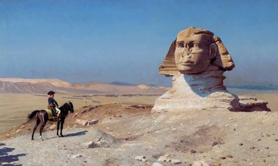 Bonaparte voor de Sfinx door Jean Leon Gerome