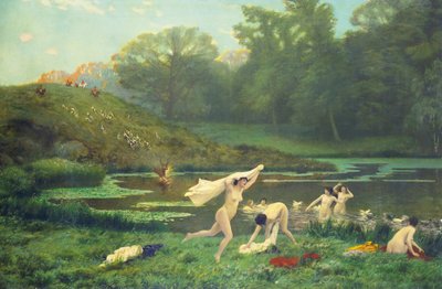 Diana en Acteon door Jean Leon Gerome