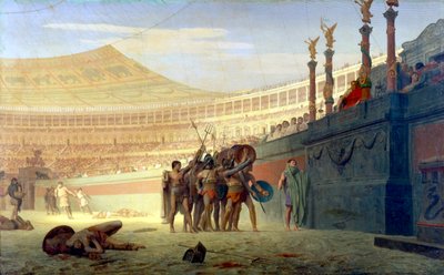 Heil Caesar! Wij die op het punt staan te sterven groeten u, 19e eeuw door Jean Leon Gerome