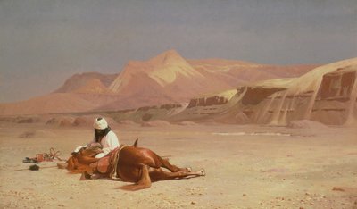 In de Woestijn door Jean Leon Gerome