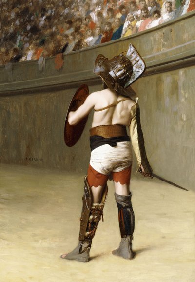 Mirmillon - Een Gallische Gladiator door Jean Leon Gerome