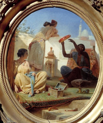 Op het terras door Jean Leon Gerome