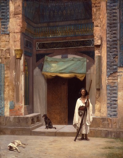 Portaal van de Groene Moskee door Jean Leon Gerome