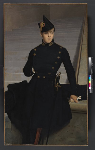 Portret van Claude-Armand Gérôme, broer van de kunstenaar, 1948 door Jean Leon Gerome