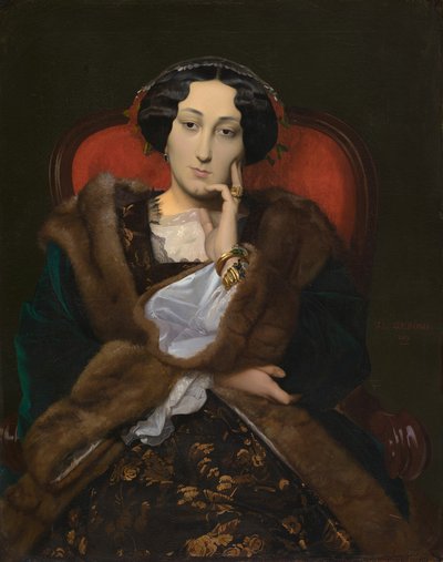Portret van een vrouw door Jean Leon Gerome