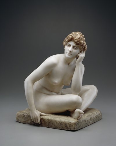 Zittende vrouw, ca. 1890/95 door Jean Leon Gerome