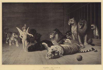 Getemd door Cupido door Jean Leon Gerome