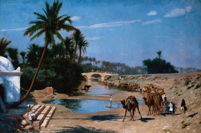 De karavaan door Jean Leon Gerome