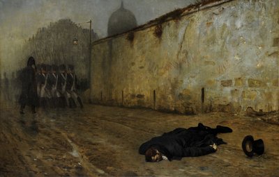 De executie van maarschalk Ney door Jean Leon Gerome