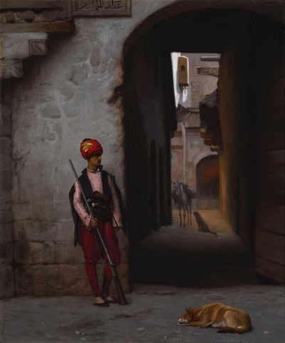 De Wacht door Jean Leon Gerome