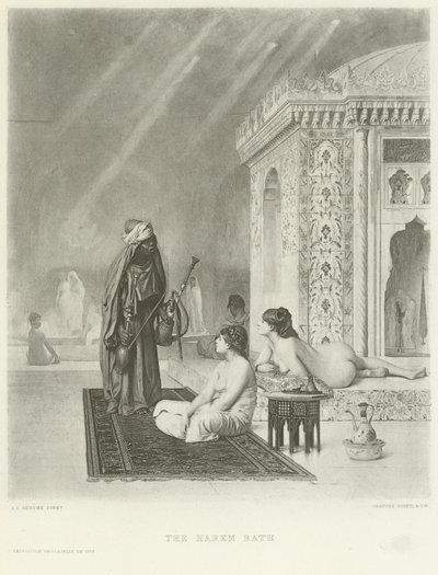 Het Harem Bad door Jean Leon Gerome