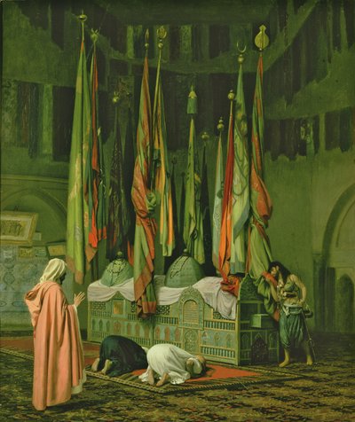 Het heiligdom van Imam Hussein door Jean Leon Gerome
