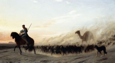 De Syrische herder, 1865 door Jean Leon Gerome