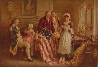Betsy Ross door Jean Leon Gerome Ferris