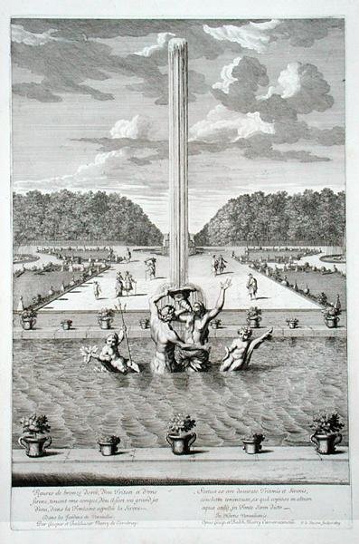 Fontein met Triton en Sirenen, Versailles door Jean Lepautre