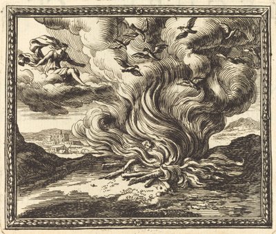 Brandstapel van Memnon door Jean Lepautre