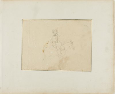 Bereden Chasseur door Jean Louis André Théodore Géricault