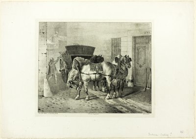 Straatvegers door Jean Louis André Théodore Géricault