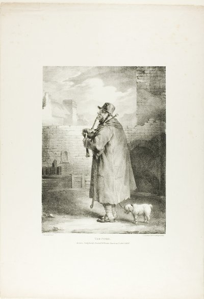 De adder, plaat één uit Diverse onderwerpen getekend uit het leven op steen door Jean Louis André Théodore Géricault