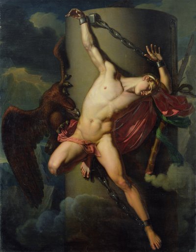 De marteling van Prometheus, 1819 door Jean Louis Cesar Lair